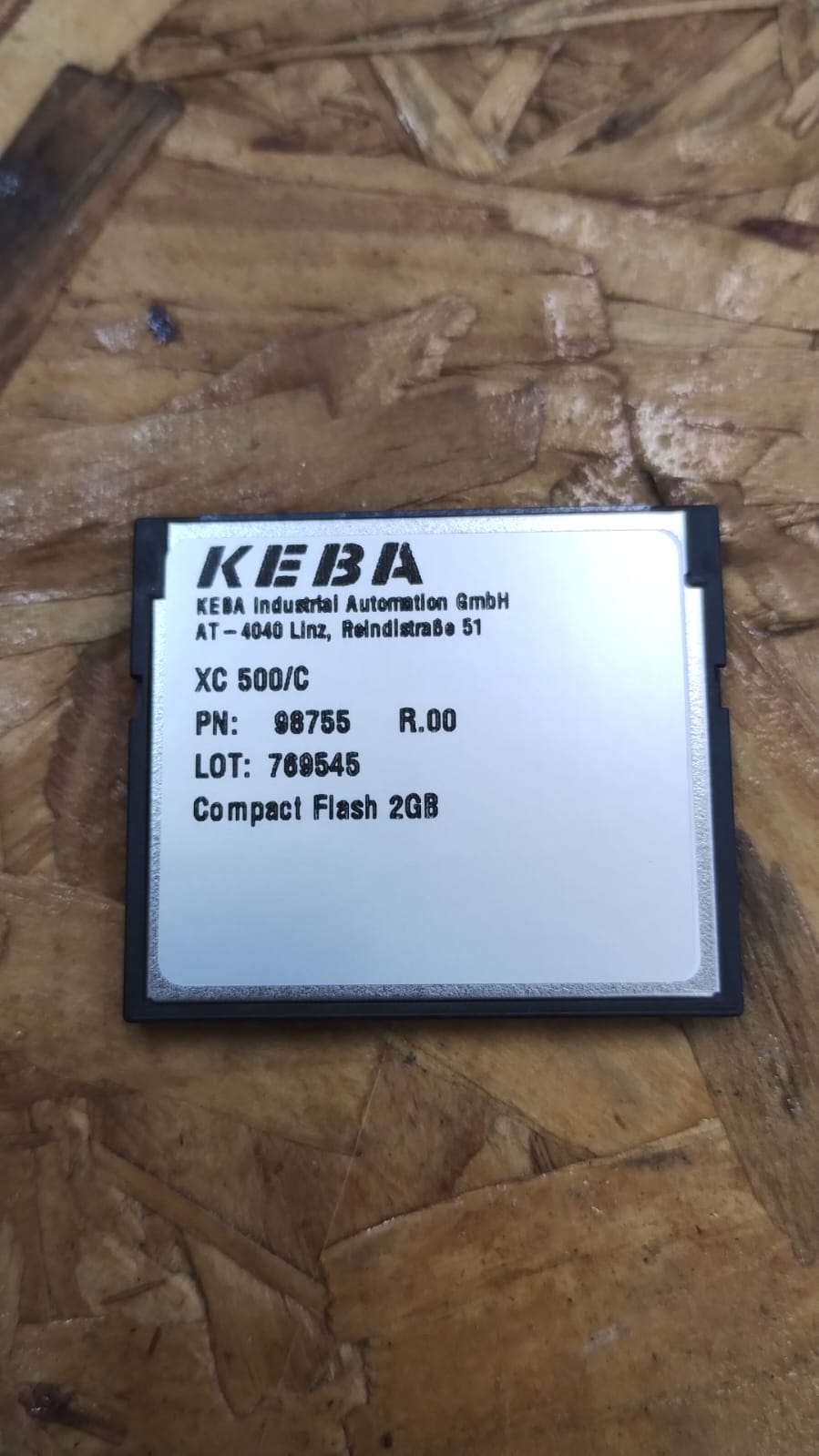 Cf Card Keba 2000 Xc 500/C